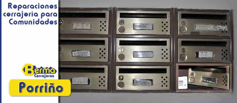 reparaciones de cerrajeria para comunidades cerrajeros porrino berma