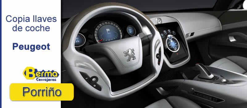 copia de llaves de coche peugeot porrino cerrajeros